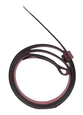 1.75 Inch (45mm) Burgundy Belt Strap for Removable Buckles Chicago Screws