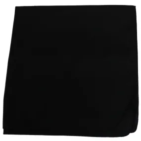 18 Pack Polyester Bandanas Solid Colors 22 Inch Regular Size