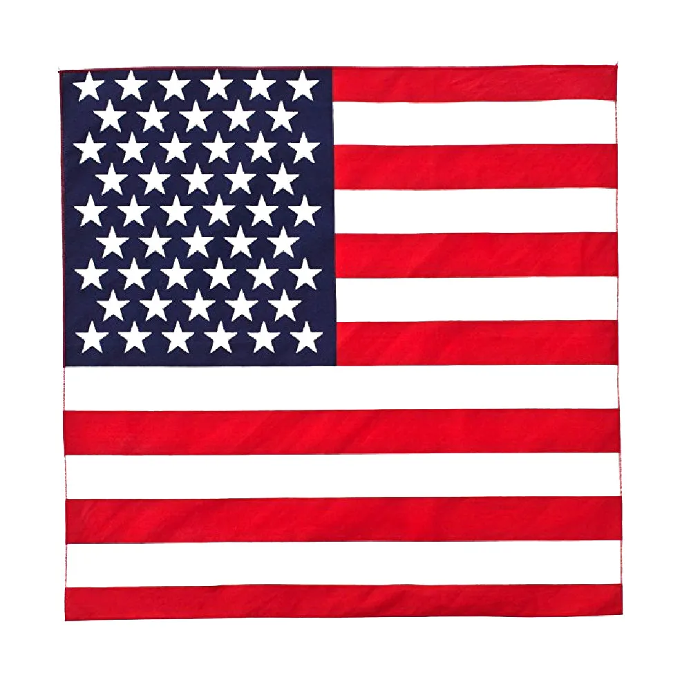18 Pack Polyester Bandanas Solid Colors 22 Inch Regular Size
