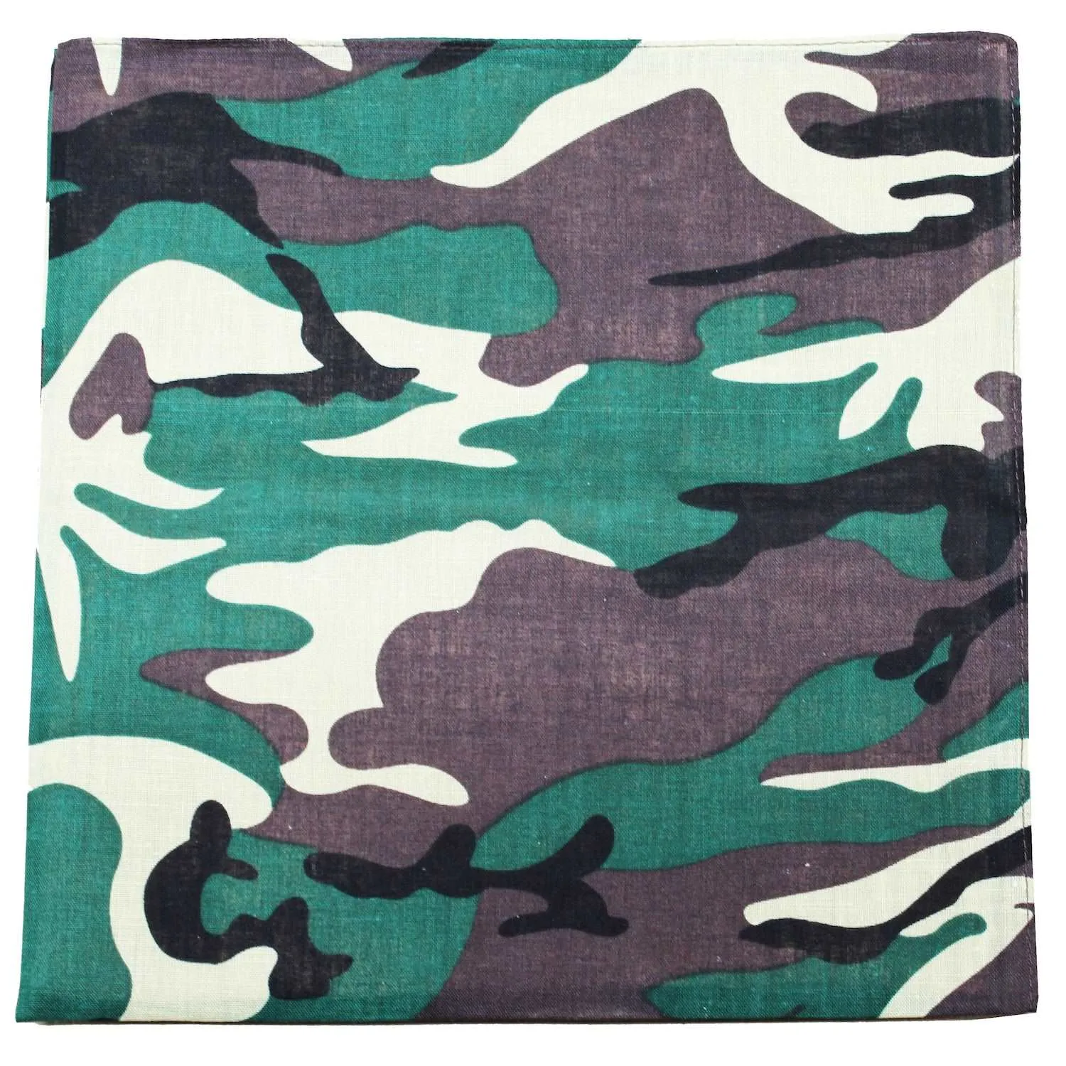 18 Pack Polyester Bandanas Solid Colors 22 Inch Regular Size