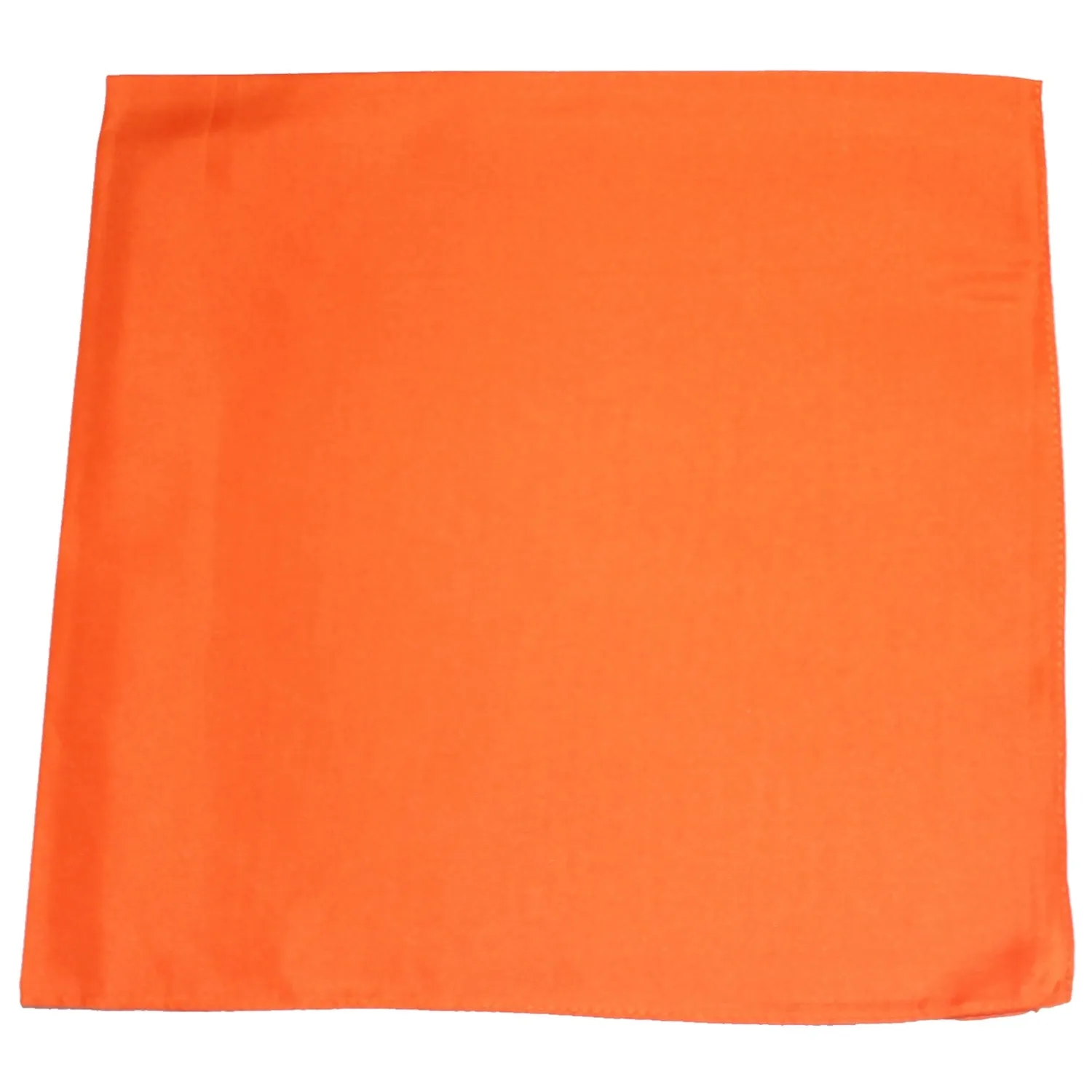 18 Pack Polyester Bandanas Solid Colors 22 Inch Regular Size