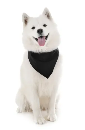 18 Pack Regular Size Polyester Dog Bandanas Solid Colors