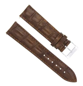 22MM GENUINE LEATHER WATCH BAND STRAP FOR CITIZEN ECO DRIVE WATCH LIGHT BROWN