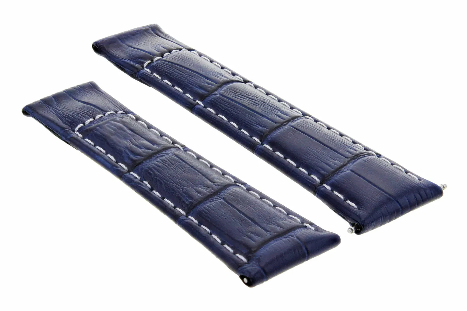 3 -20MM LEATHER STRAP FOR ROLEX DAYTONA 16518 16523 116519 16520 BLUE WS REGULAR