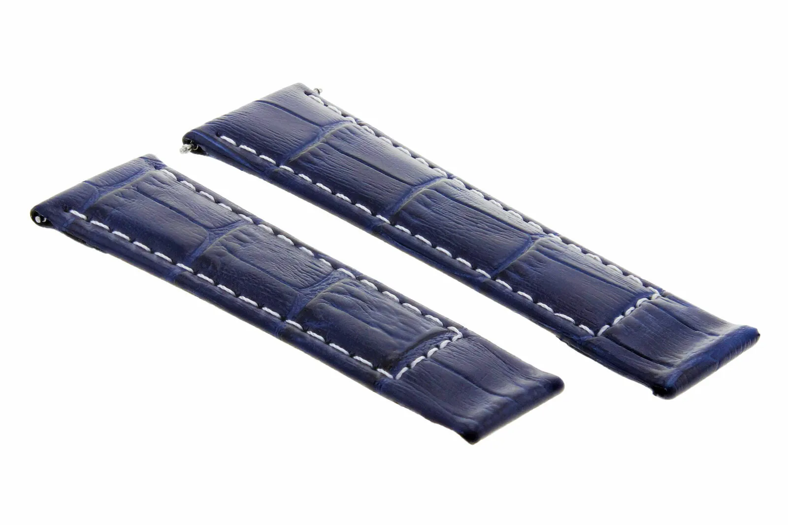 3 -20MM LEATHER STRAP FOR ROLEX DAYTONA 16518 16523 116519 16520 BLUE WS REGULAR