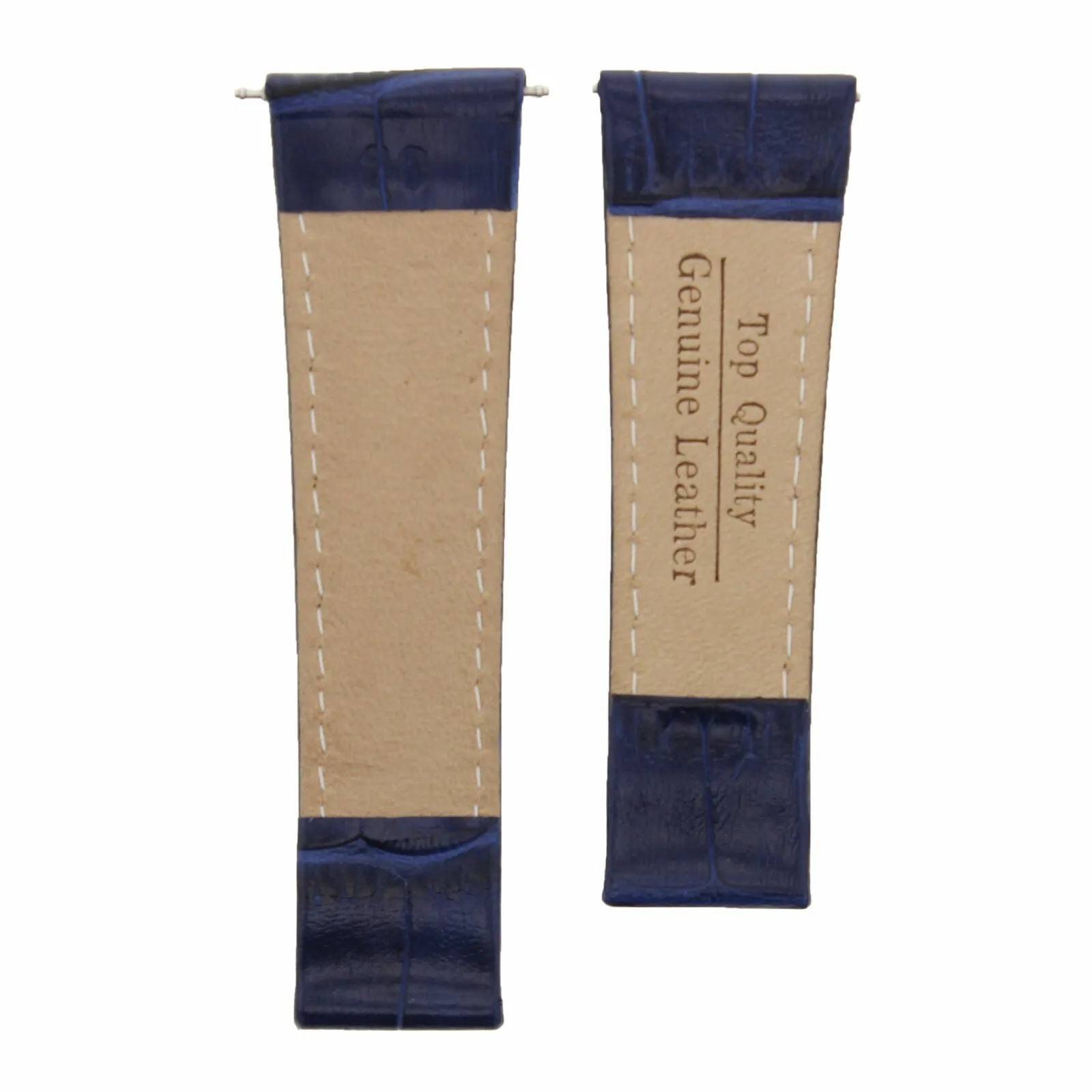 3 -20MM LEATHER STRAP FOR ROLEX DAYTONA 16518 16523 116519 16520 BLUE WS REGULAR