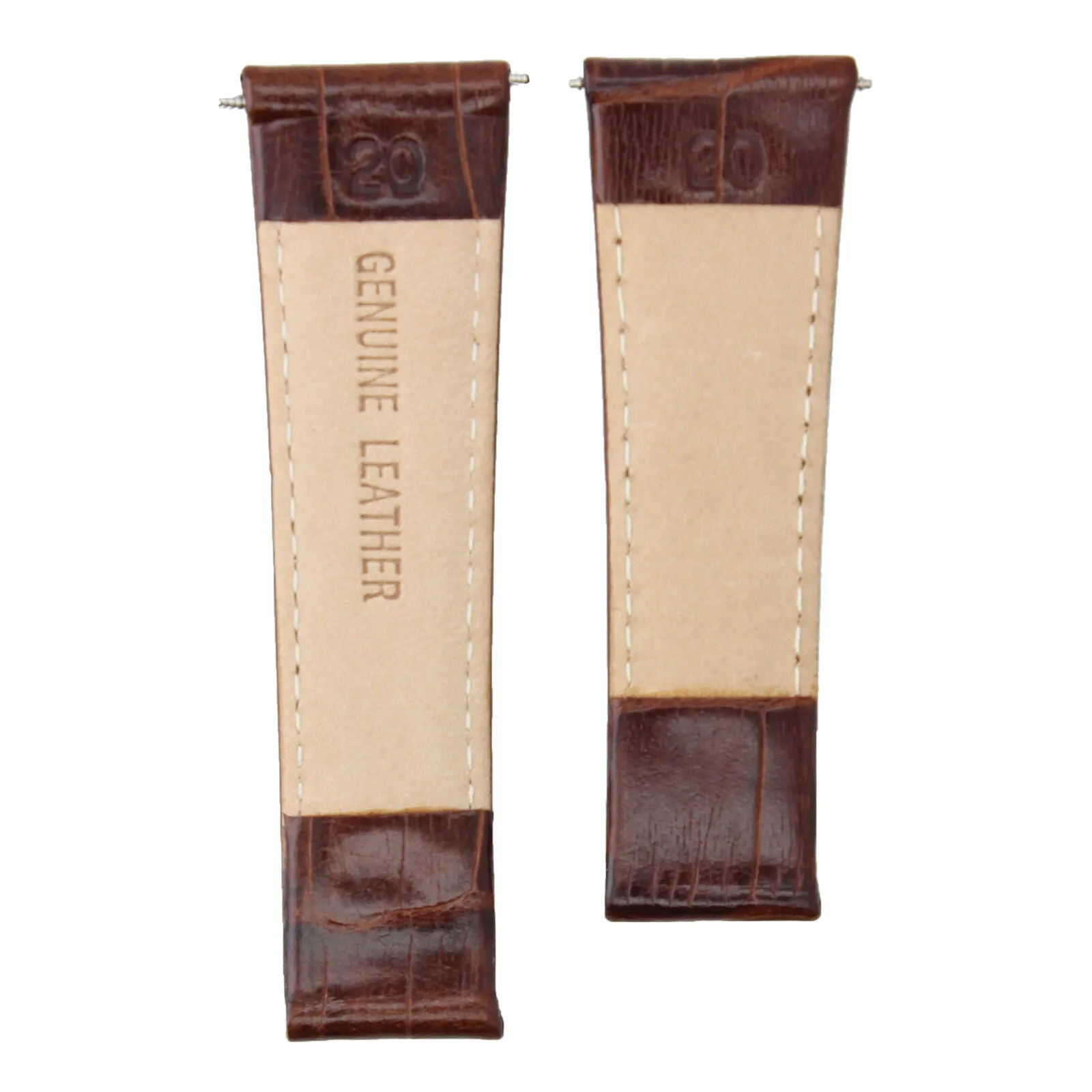 3 LEATHER STRAP ITALIAN FOR ROLEX DAYTONA 16518 16519 116520 L/BROWN SHORT