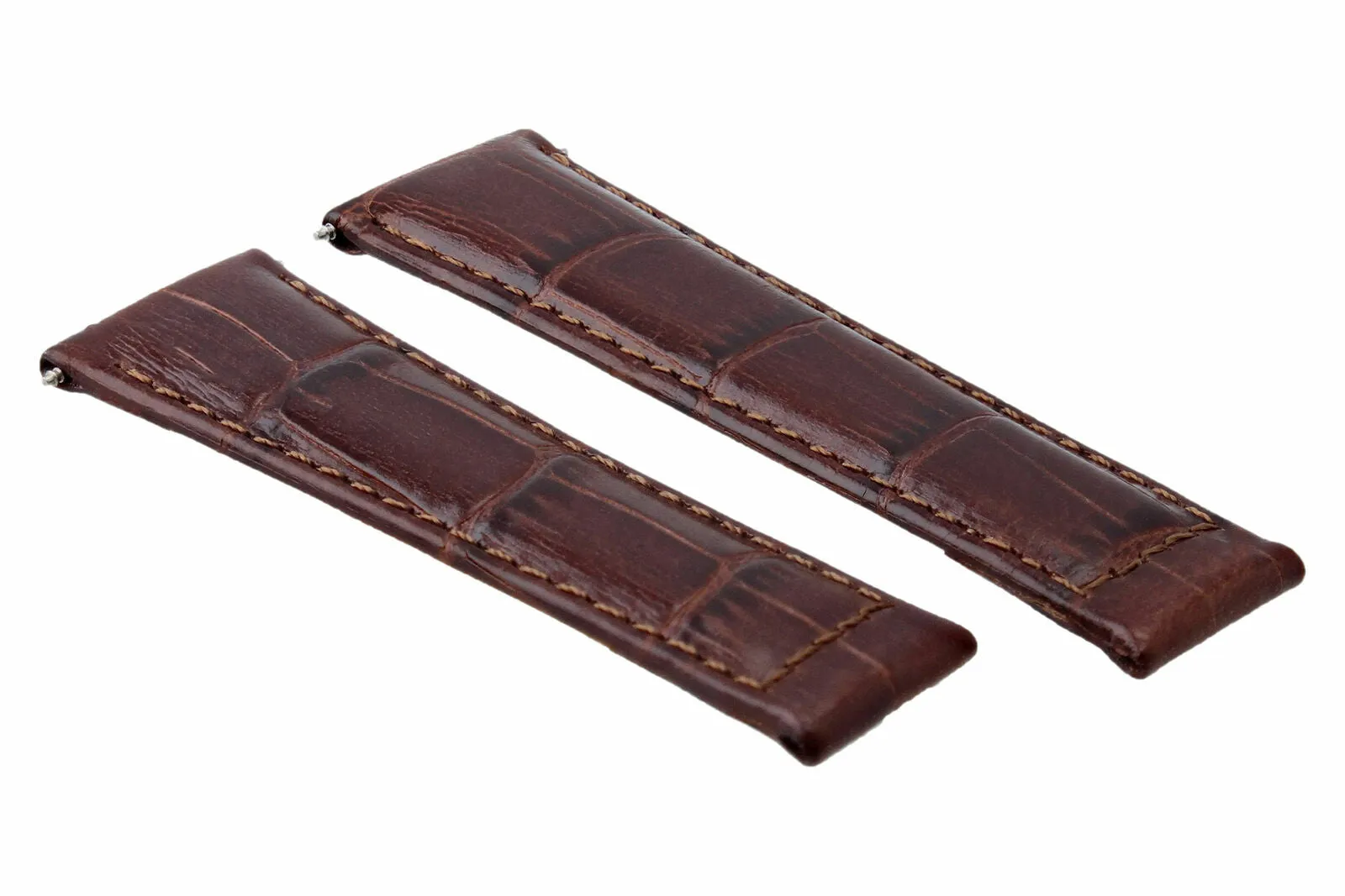 3 LEATHER STRAP ITALIAN FOR ROLEX DAYTONA 16518 16519 116520 L/BROWN SHORT