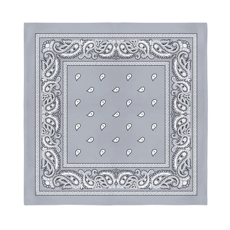 3 Pack XL Polyester Paisley Bandanas - Fast FREE Shipping