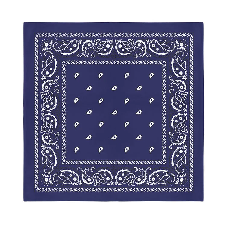 3 Pack XL Polyester Paisley Bandanas - Fast FREE Shipping