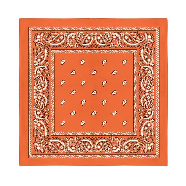 3 Pack XL Polyester Paisley Bandanas - Fast FREE Shipping
