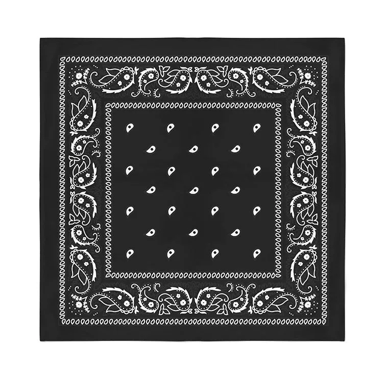 3 Pack XL Polyester Paisley Bandanas - Fast FREE Shipping