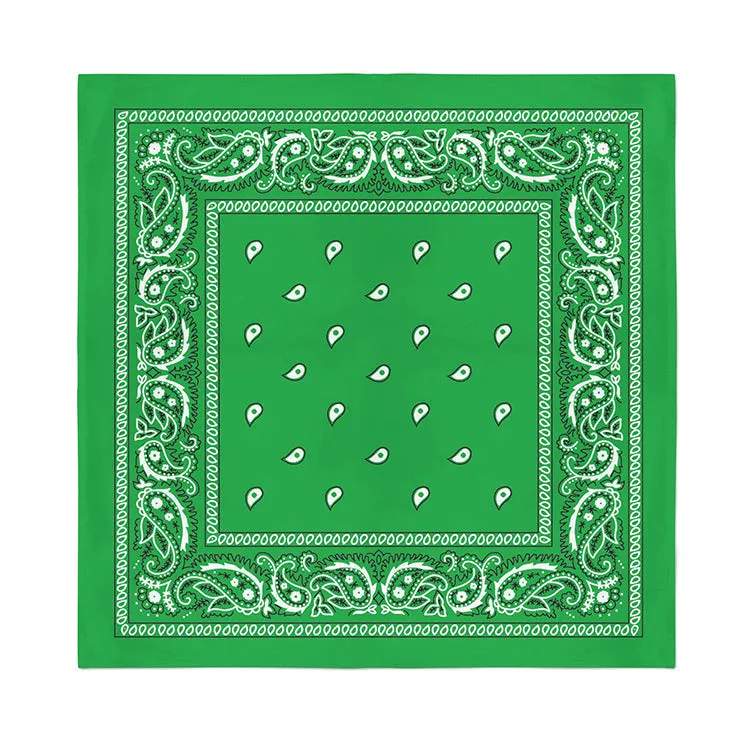 3 Pack XL Polyester Paisley Bandanas - Fast FREE Shipping