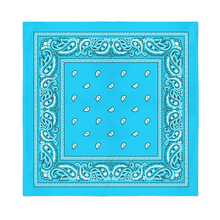 3 Pack XL Polyester Paisley Bandanas - Fast FREE Shipping