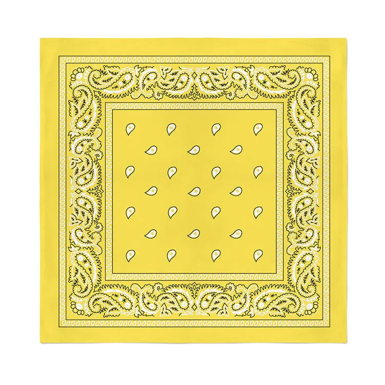 30 Pack Polyester Paisley Bandanas - Fast FREE Shipping
