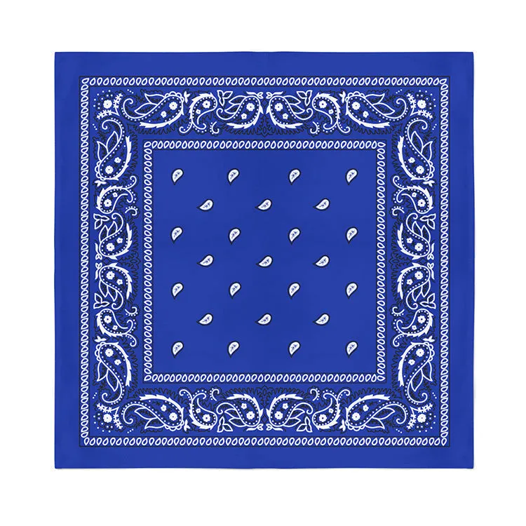 30 Pack Polyester Paisley Bandanas - Fast FREE Shipping