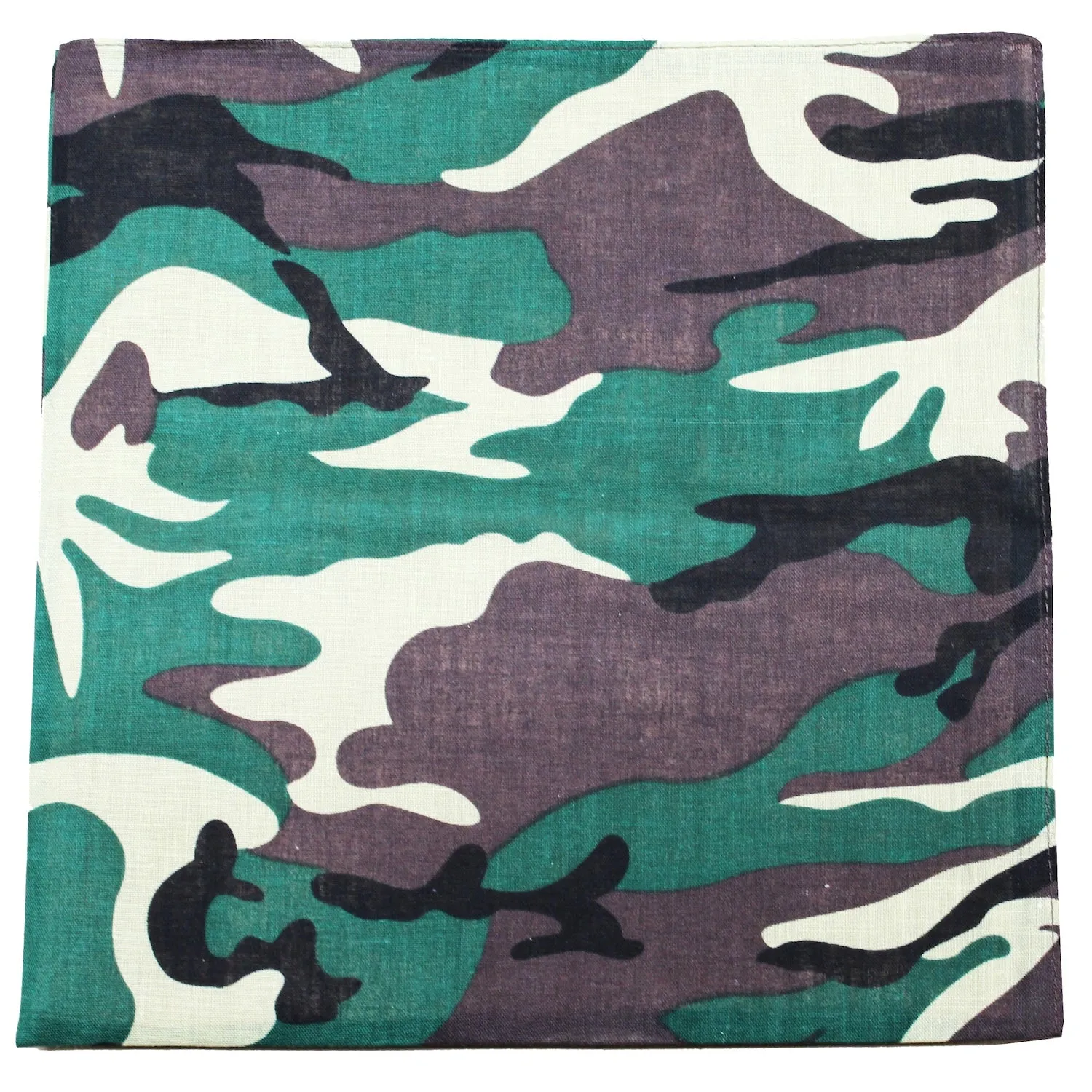 6 Pack Polyester Solid Bandanas XL Oversized 27 Inches