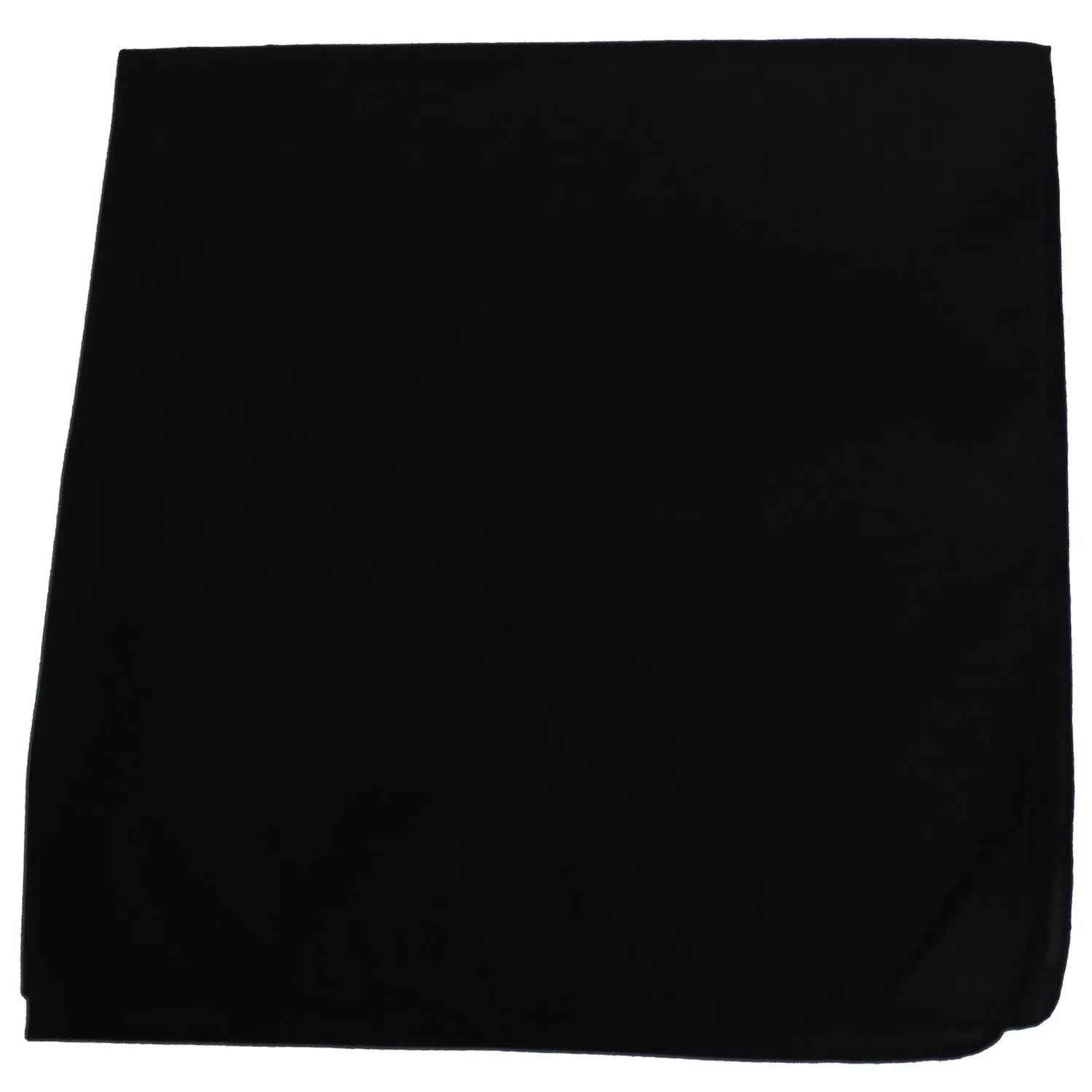 6 Pack Polyester Solid Bandanas XL Oversized 27 Inches