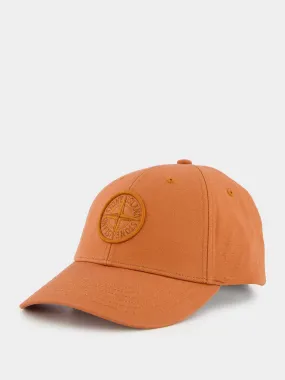 6-Panel Rust Cotton Cap