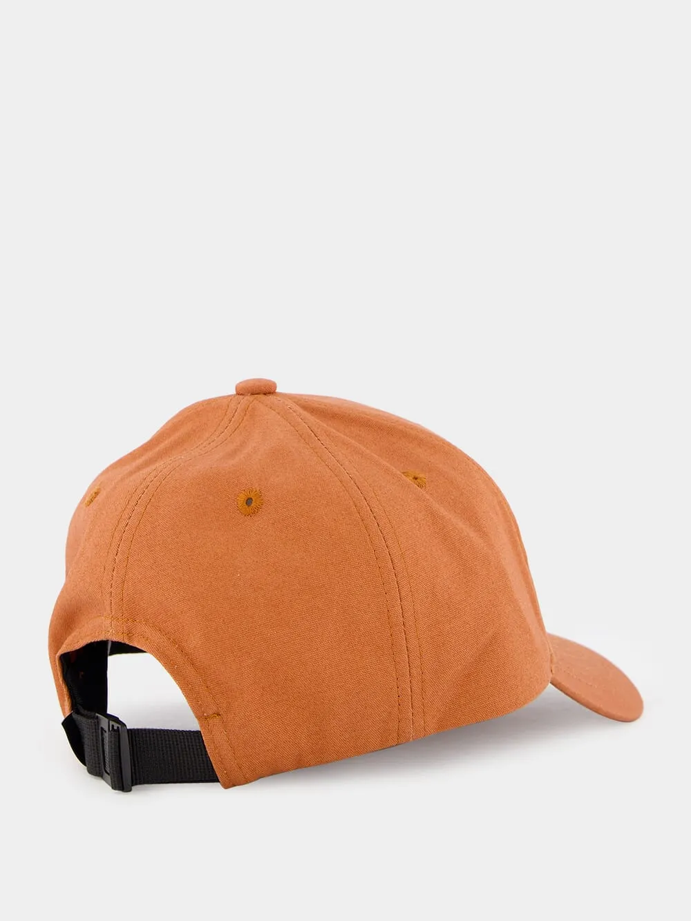 6-Panel Rust Cotton Cap
