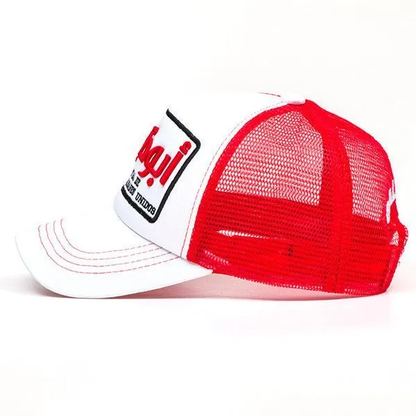 Abu Dhabi White/White/Red Cap - Caliente Countries & Cities Collection