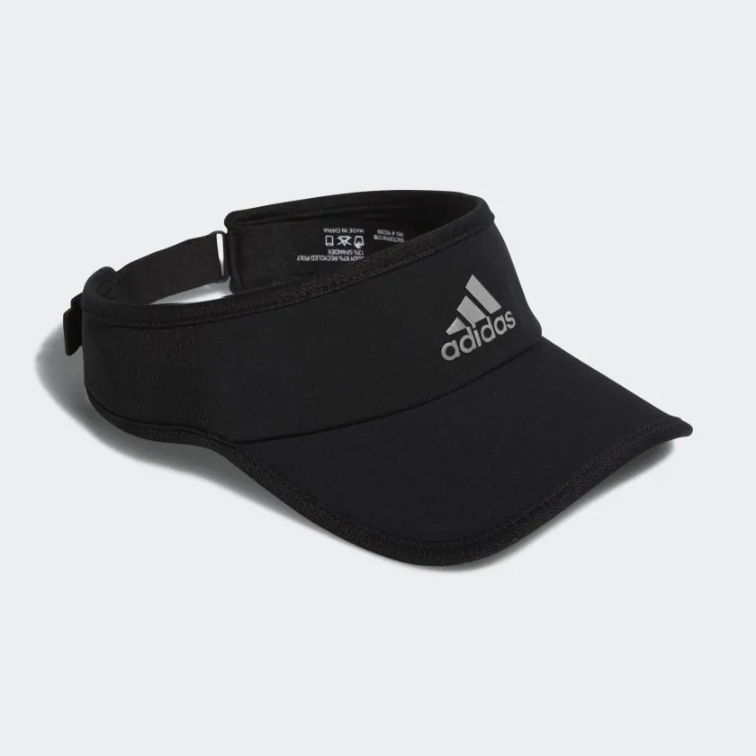 adidas SUPERLITE Adjustable Training Visor | Black | Men's
