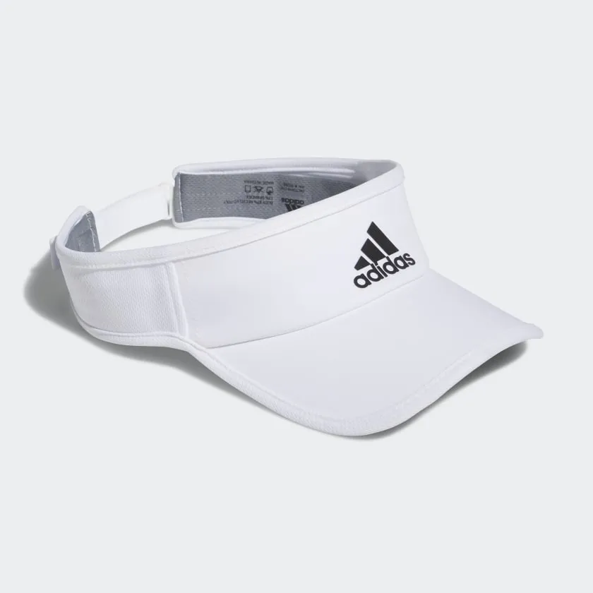 adidas SUPERLITE Adjustable Training Visor | White | Men's