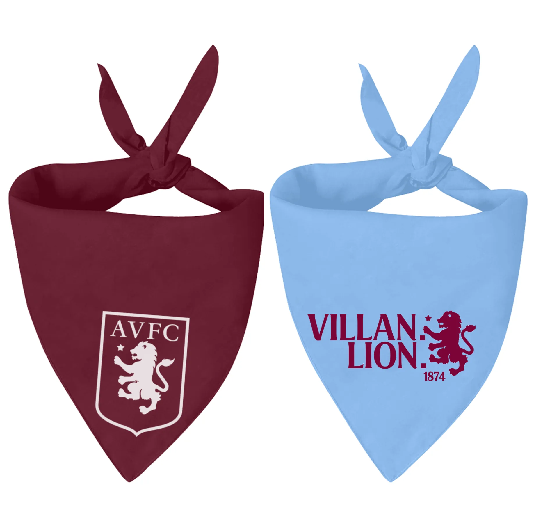 Aston Villa FC Handmade Bandanas