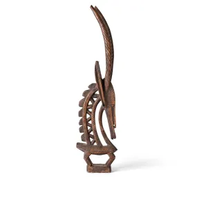 Bambara Ci Wara Antelope Headdress - Early 20thC