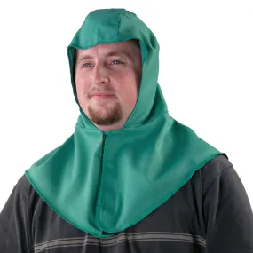 BLACK STALLION F9-HOOD -  FR Full Drape Cotton Hood, Green