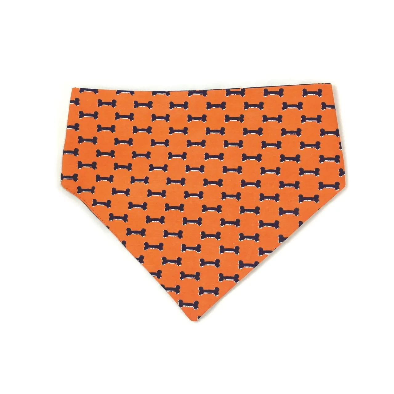 Blue & Orange Reversible Dog Bandana