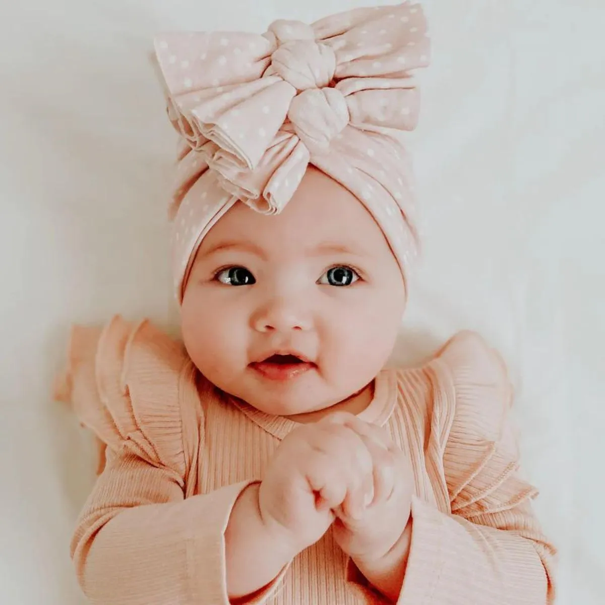 Bowy Made Baby Bowy Turban - Dotty