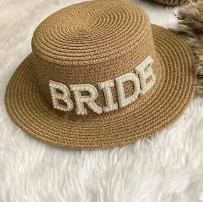 bridal straw hats