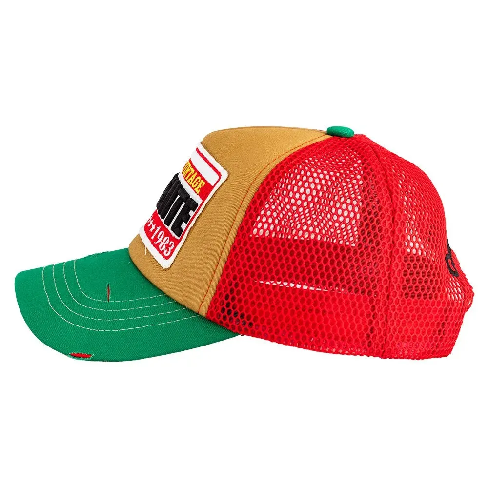 Caliente Vintage Green/Brown/Red Cap - Caliente Classic Collection