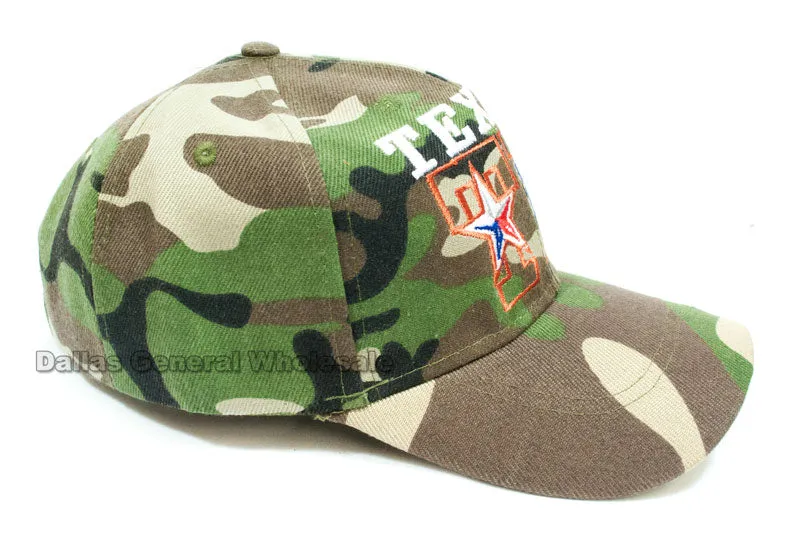 Casual Baseball Caps Wholesale "Texas" Design