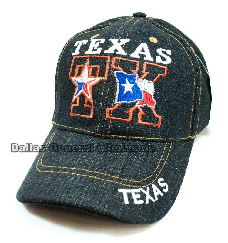 Casual Baseball Caps Wholesale "Texas" Design