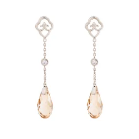Celestial Tassel Earrings Champagne