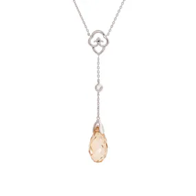 Celestial Tassel Necklace Champagne