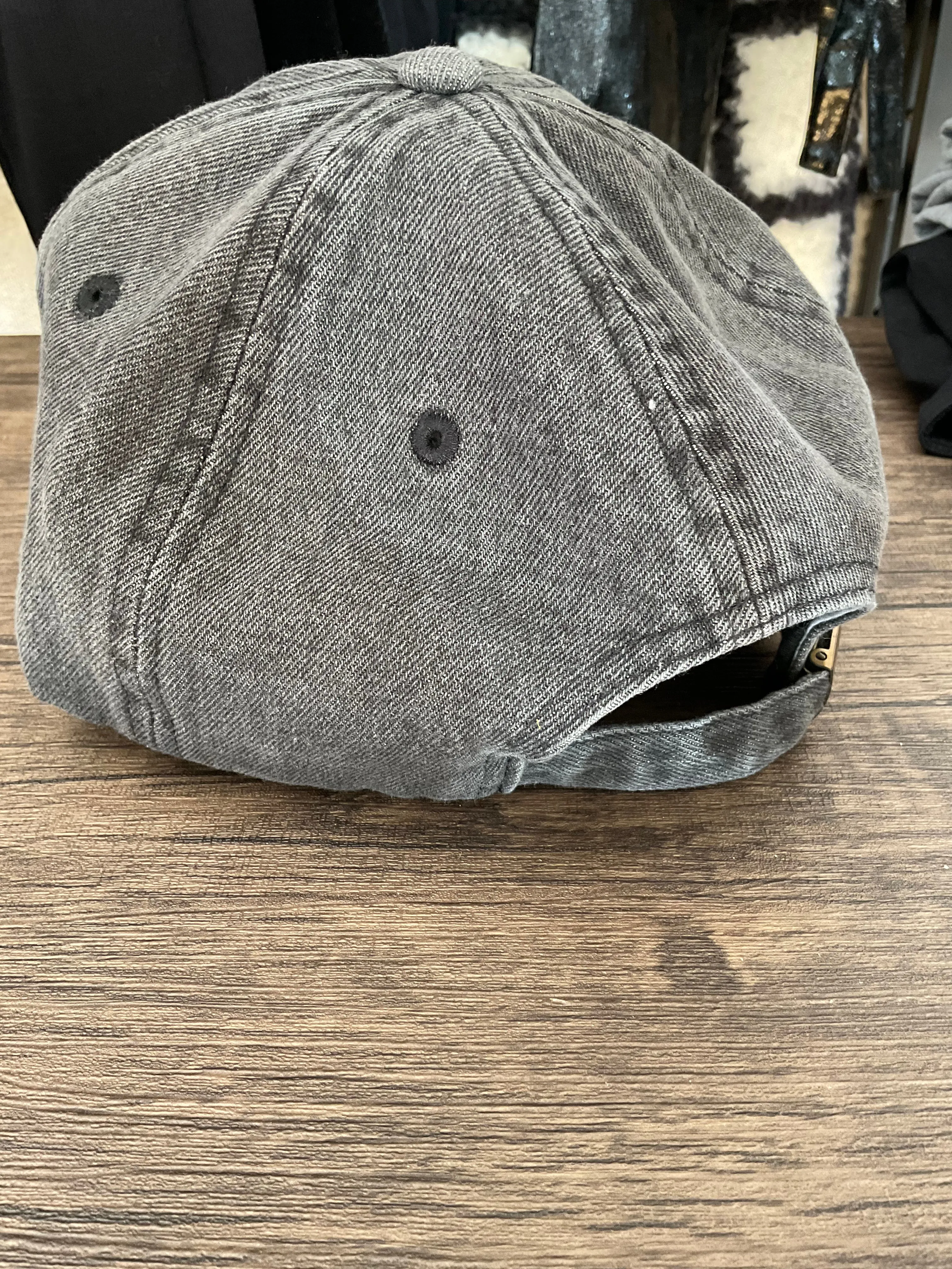 Charcoal Denim Cap