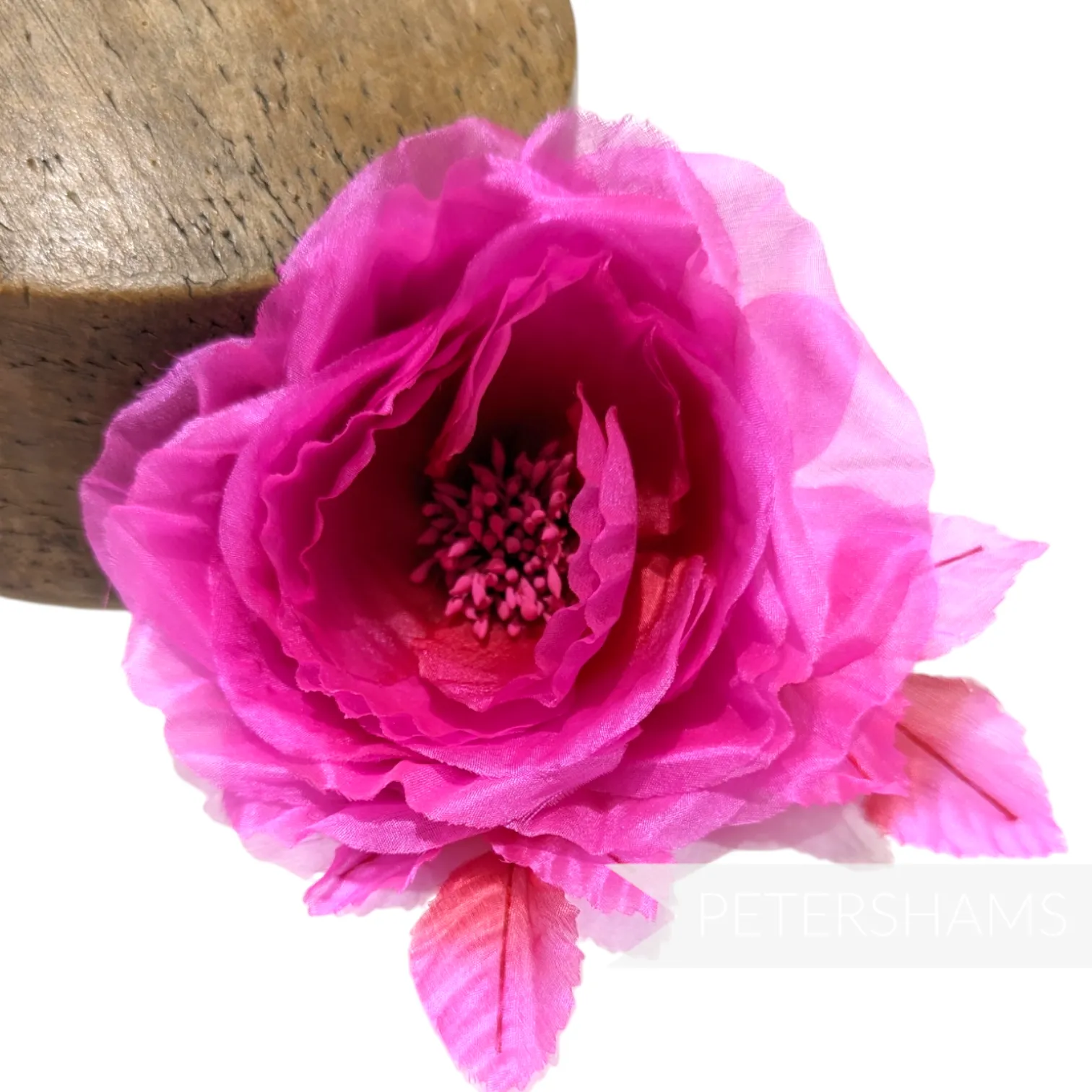 'Chloe' Silk 11cm Rose Millinery Flower Hat Mount