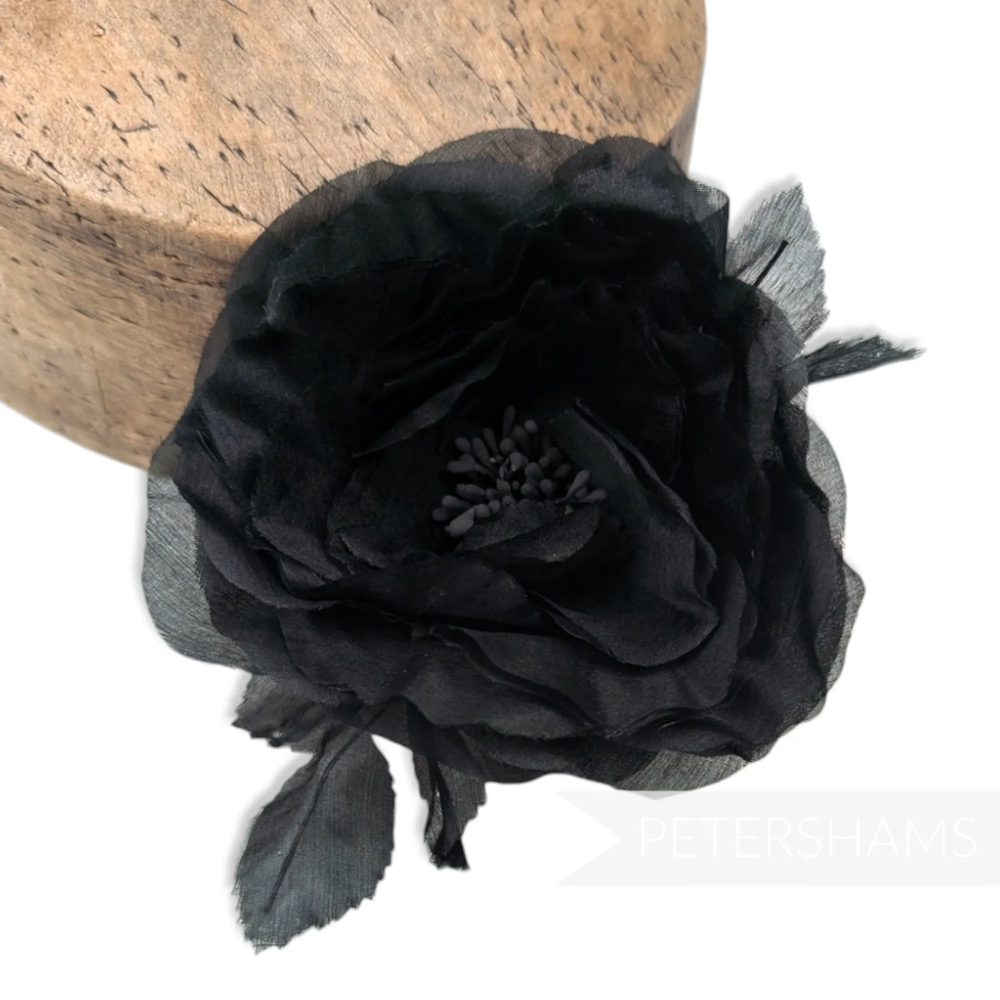 'Chloe' Silk 11cm Rose Millinery Flower Hat Mount