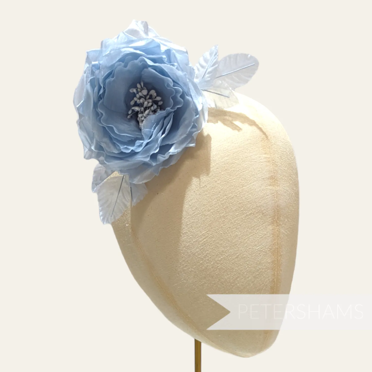 'Chloe' Silk 11cm Rose Millinery Flower Hat Mount