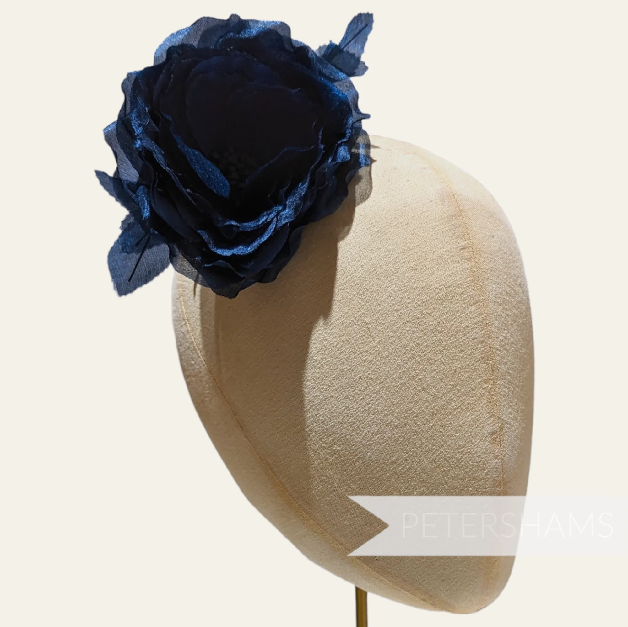 'Chloe' Silk 11cm Rose Millinery Flower Hat Mount