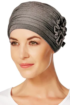 Christine Lotus Turban - Warm Brown Melange