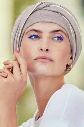 Christine Viva Emmy Turban - Beige/Gold