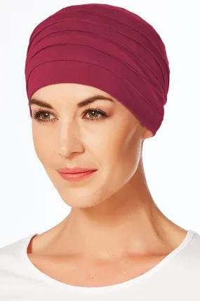 Christine Yoga Turban -  Deep Red