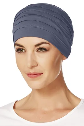 Christine Yoga Turban - Steel Blue