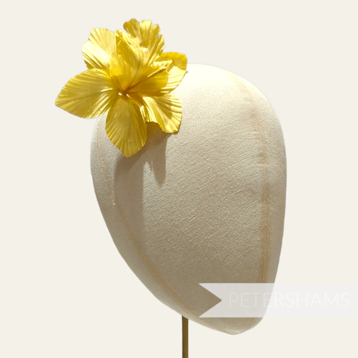 'Coco' Silk Orchid Millinery Flower Hat Mount