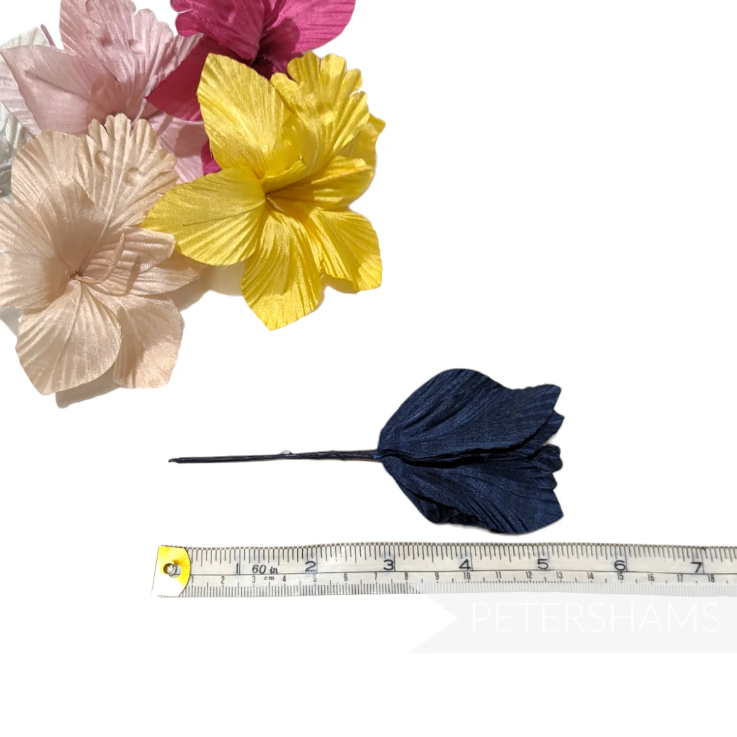 'Coco' Silk Orchid Millinery Flower Hat Mount
