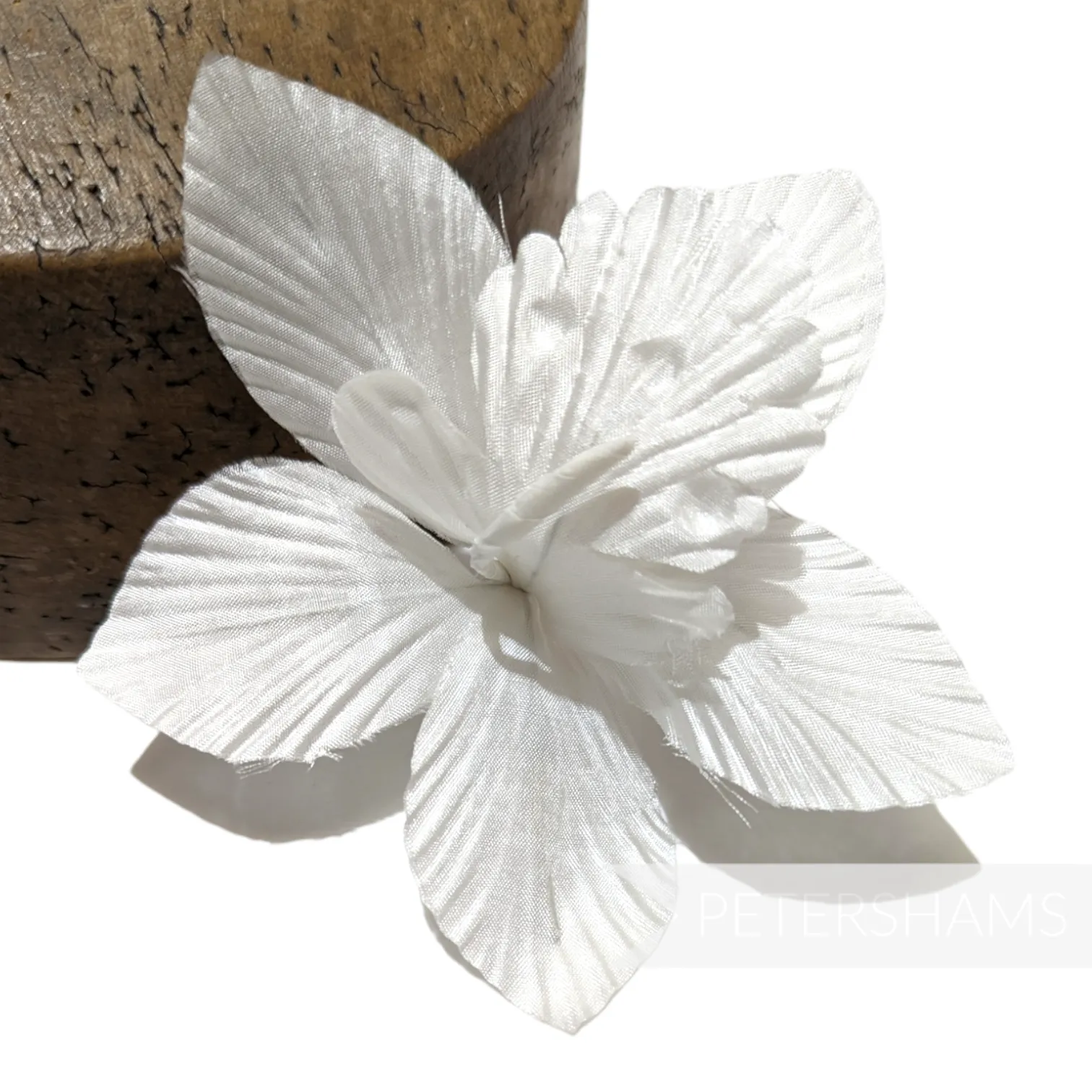 'Coco' Silk Orchid Millinery Flower Hat Mount